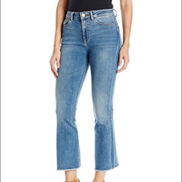 DL1961 Joy Low Rise Cropped Flare Jeans - Picture 1 of 5